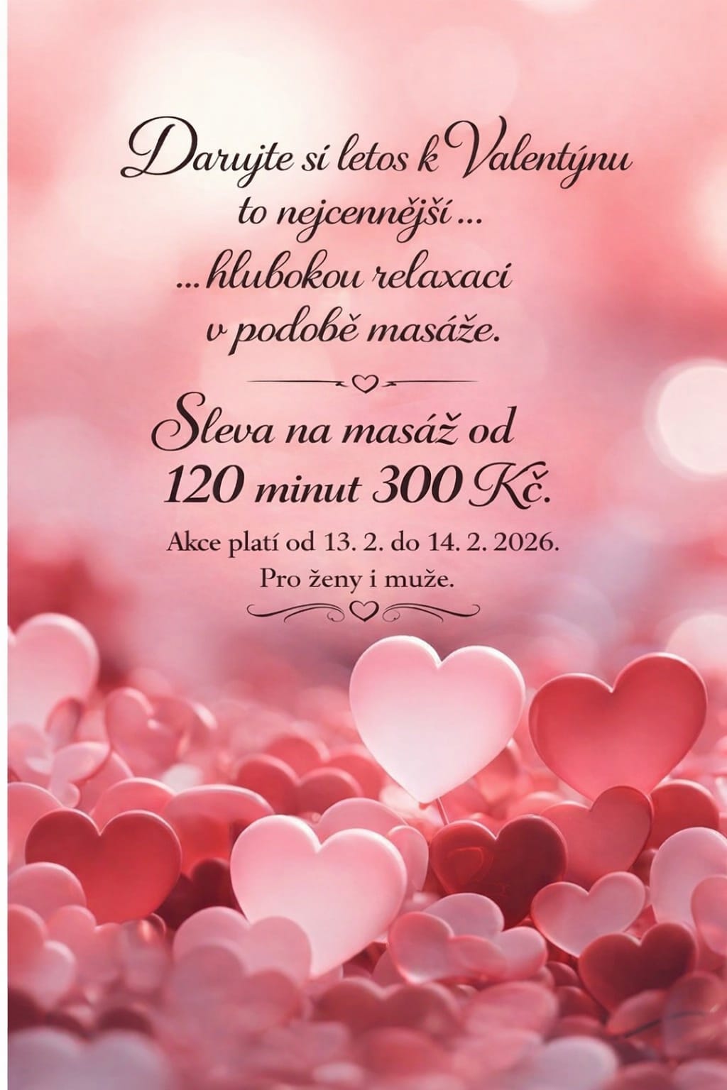 Fotka masérky Valentýnská akce ♥️